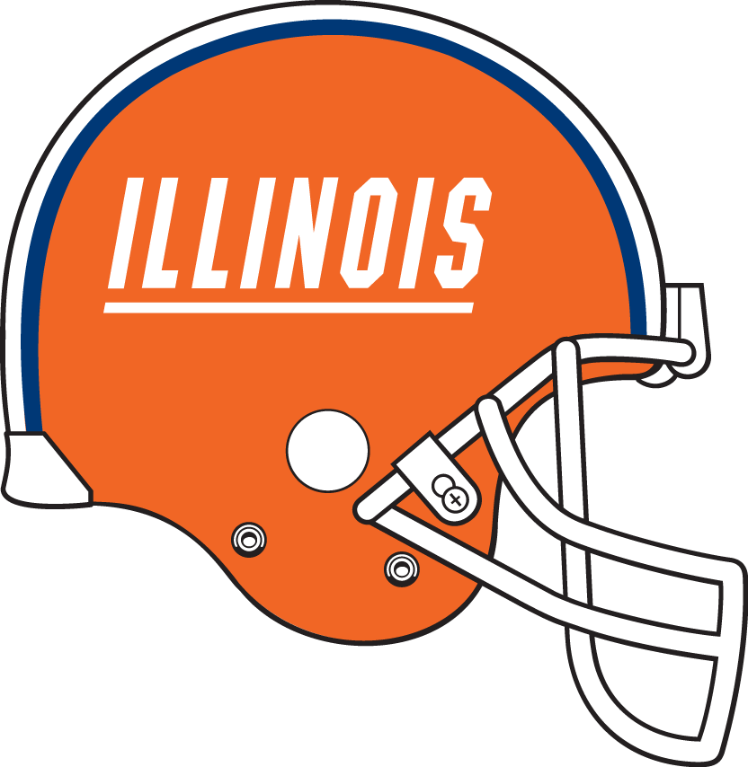 Illinois Fighting Illini 1989-2004 Helmet Logo t shirts iron on transfers